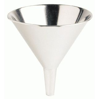 LubriMatic 75-010  24-oz Utility Tin Coated Funnel Image 0
