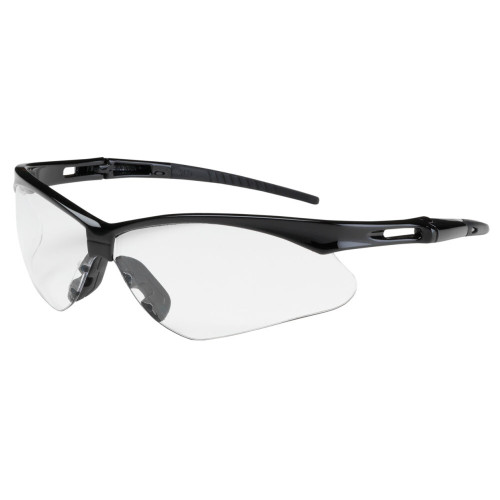 Bouton Safety Glasses 250-AN-10110  Anser - Clear Anti-Scratch Lens With Black Frames Image 0