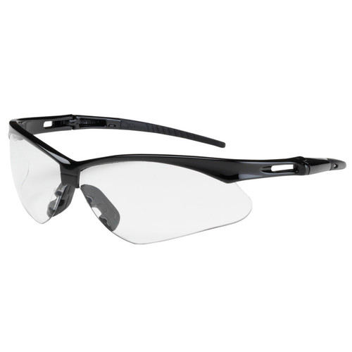 Bouton Safety Glasses 250-AN-10111  Anser - Clear Anti-Scratch Anti-Fog Lens With Black Frames Image 0