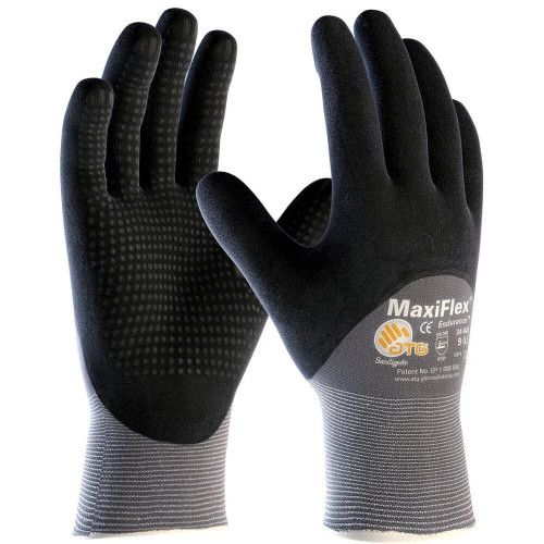 ATG 34-845T MaxiFlex Endurance Nylon, Micro-Foam Nitrile 3/4 Grip Glove - Medium Image 0