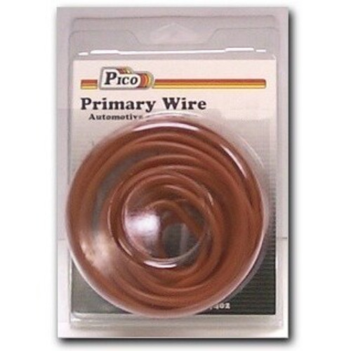 Pico 81106PT  10 AWG Brown Primary Wire Copper Stranded Conductor with PVC Jacket  10' per Package Image 0 Pico 81106PT  10 AWG Brown Primary Wire Copper Stranded Conductor with PVC Jacket  10' per Package Image 0