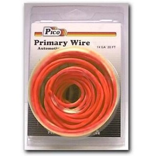 Pico 81141PT  14 AWG Red Primary Wire Copper Stranded Conductor with PVC Jacket  20' per Package Image 0