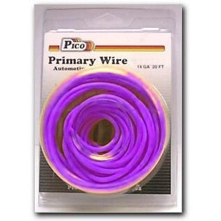 Pico 81149PT  14 AWG Purple Primary Wire Copper Stranded Conductor with PVC Jacket  20' per Package Image 0