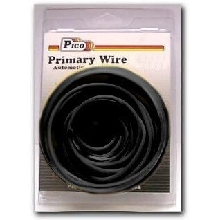 Pico 81163PT  16 AWG Black Primary Wire Copper Stranded Conductor with PVC Jacket  25' per Package Image 0