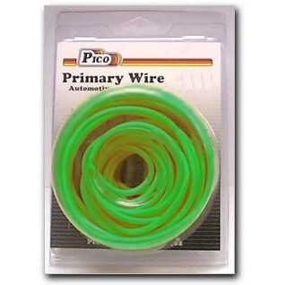 Pico 81164PT  16 AWG Green Primary Wire Copper Stranded Conductor with PVC Jacket  25' per Package Image 0