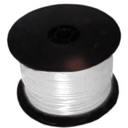 Pico 81167A  16 AWG White Primary Wire Copper Stranded Conductor with PVC Jacket  1000' per Bulk Spool Image 0