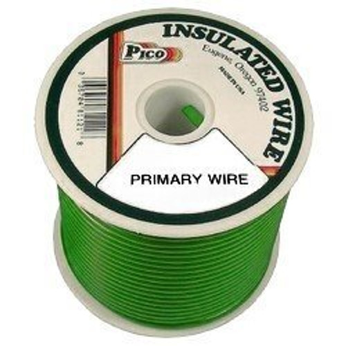 Pico 81184S  18 AWG Green Primary Wire Copper Stranded Conductor with PVC Jacket  100' per Spool Image 0