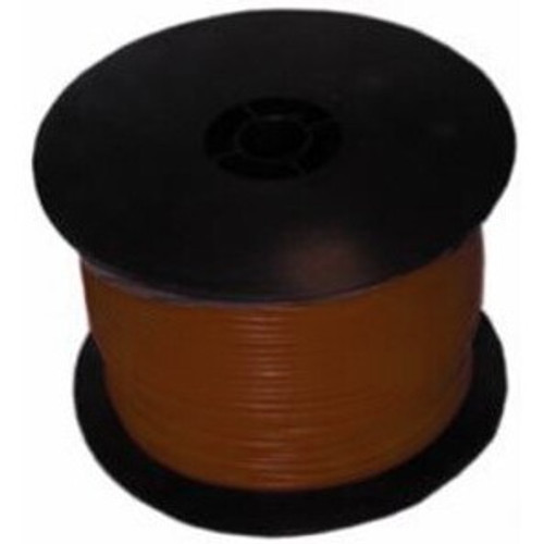 Pico 81186A  18 AWG Brown Primary Wire Copper Stranded Conductor with PVC Jacket  1000' per Bulk Spool Image 0