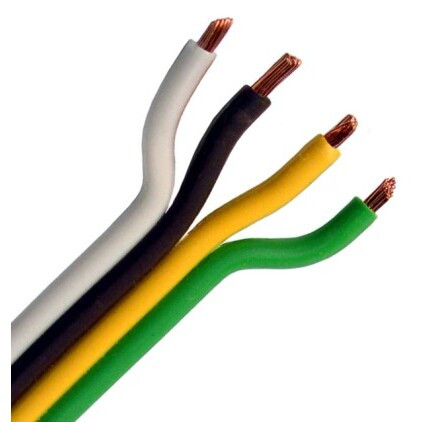 Pico 8143PT  16 Gauge 4 Conductor Parallel Primary Wire 25' per Package Image 0