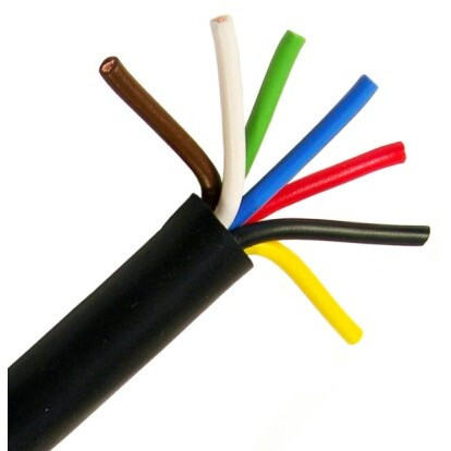 Pico 8157S  7-Way Trailer Wiring Cable 7-14ga Conductor 100' per Package Image 0