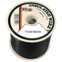 Pico 83143S  14 AWG Black Tinned Marine Wire 100' per Package Image 0