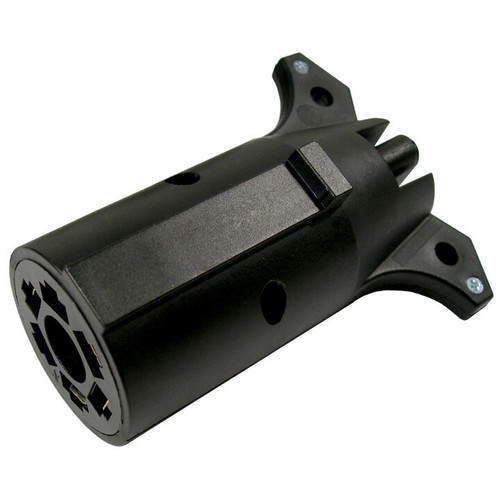 Pico 6597PT  7-Way RV Blade Male Trailer Connector Plug to 4-Way Flat Female Trailer Connector Adapter Image 0