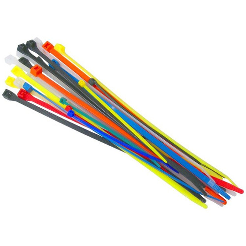 Pico 7073PT  Assorted Styles and Colors of Tie Wraps 25 per Package Image 0