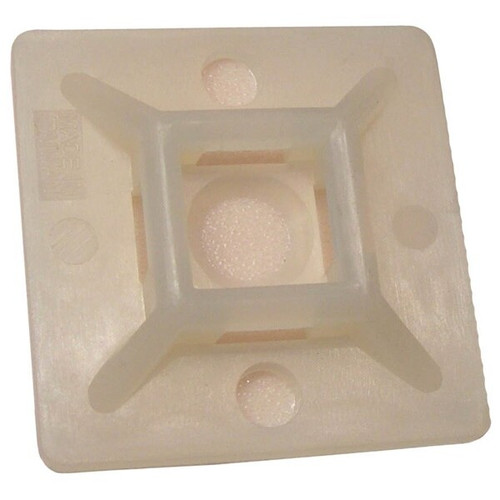Pico 7095PT  1-1/8" Square Adhesive Backed Tie Wrap Mounts 12 per Package Image 0