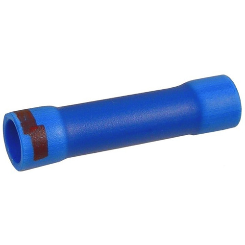 Pico 2280A  16-14 AWG to 22-18 AWG Blue with Red Stripe Electrical Wiring Step Down Butt Connector 100 Per Package Image 0