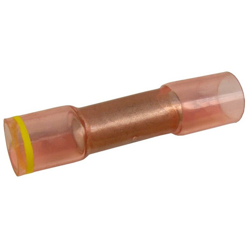 Pico 2295AA  8 Gauge to 12-10 AWG Red with Yellow Stripe Electrical Wiring Step Down Heat Shrink Butt Connectors 500 per Package Image 0