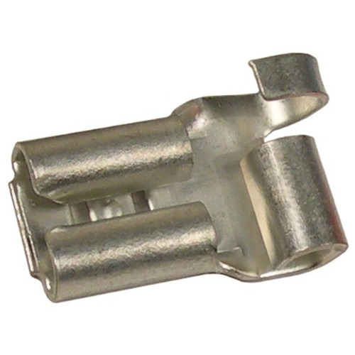 Pico 2775C  16-14 AWG Non-Insulated Electrical Wiring 0.250" Tab Female Flag Terminals with Insulation Grip 100 Per Package Image 0