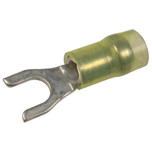 Pico 3123A  12-10 AWG(Yellow)  Electrical Wiring Nylon Insulated #6 Spade Terminals 250 Per Package Image 0