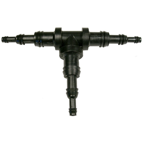 Pico 5253PT  Universal Vacuum Line Tee Connector ABS Plastic - 1/8" 3/16" or 5/16" Hose ID - 1 per Package Image 0