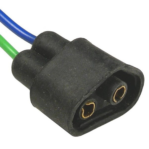 Pico 5329PT  Replacement Electronic Voltage Regulator Connector Pigtail Black 2-14ga Leads Compatible with Chrysler Vehicles 1972-87 - 1 per Package Image 0
