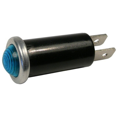 Pico 5523A  12 Volt 15 Amp Blue Illuminated Indicator Light for 1/2" Mounting Hole 25 per Package Image 0