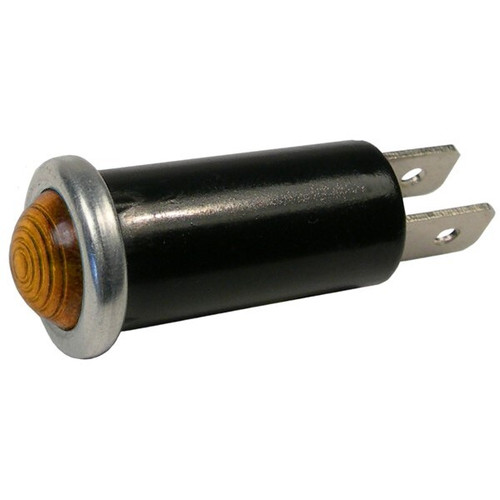 Pico 5524A  12 Volt 15 Amp Amber Illuminated Indicator Light for 1/2" Mounting Hole 25 per Package Image 0