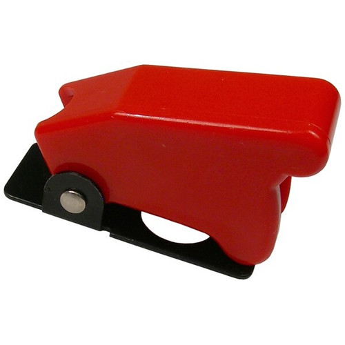 Pico 5568PT  Red Toggle Switch Spring Loaded Safety Cover Image 0