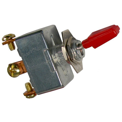 Pico 5572A  6-12 Volt 50 Amp Heavy Duty On-Off Toggle Switch 1" Red Handle SPST 25 per Package Image 0