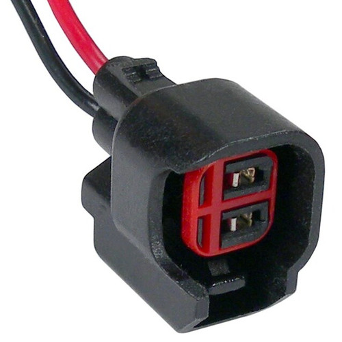 Pico 5714PT  Fuel Injector Pigtail with Oval Connector Two Lead Wiring Pigtail 1-18ga 1-16ga Leads Compatible with Ford Vehicles 1999-On Image 0