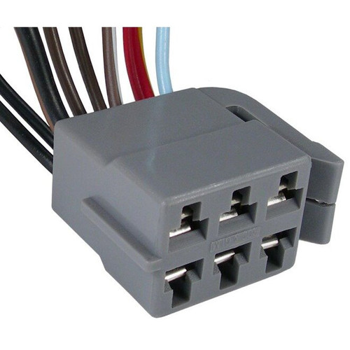 Pico 5754A  Headlight Switch Eight Lead Wiring Pigtail 6-18ga 2-12ga Leads Compatible with Ford Mustang 1987-1993 - 25 per Package Image 0