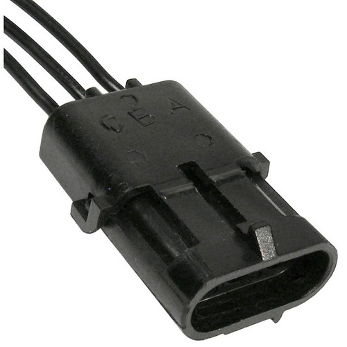Pico 5797PT  Replacement Three Cavity Shroud Pigtail Assembly with Male Terminals Compatible with Weatherpack Connector Image 0