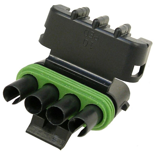 Pico 5868A  Replacement Four Cavity Tower Housing Compatible with Weatherpack Connector (12015797) 100 per Package Image 0