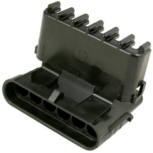 Pico 5869PT  Replacement Six Cavity Shroud Housing Compatible with Weatherpack Connector (12010975) 1 per Package Image 0