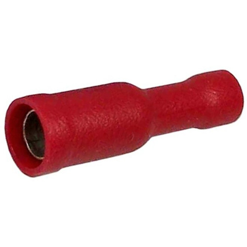 Pico 1168PT  22-16 AWG (Red) 0.157" Vinyl Insulated Electrical Wiring Bullet Receptacle 25 Per Package Image 0