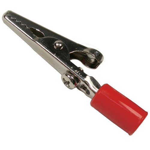 Pico 1570D  2" Red Insulated Alligator Test Clips w/Screw 3 Per Package Image 0