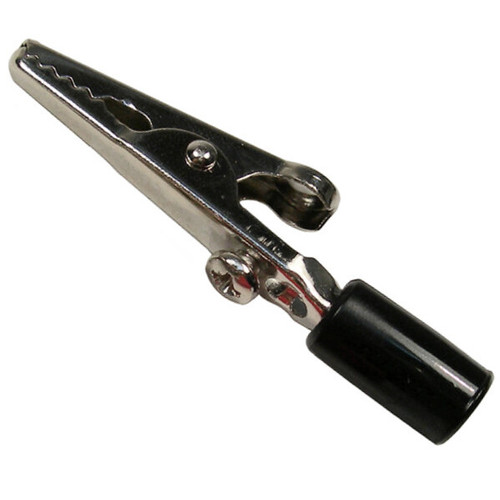 Pico 1571A  2" Black Insulated Alligator Test Clips w/Screw 100 Per Package Image 0 Pico 1571A  2" Black Insulated Alligator Test Clips w/Screw 100 Per Package Image 0
