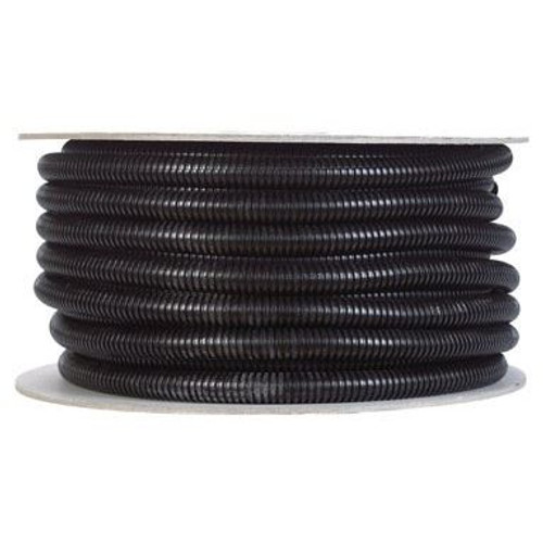 Drossbach R012PEBS100  1/2" x 100'  Black Corrugated Tubing/Split Loom Image 0 Drossbach R012PEBS100  1/2" x 100'  Black Corrugated Tubing/Split Loom Image 0