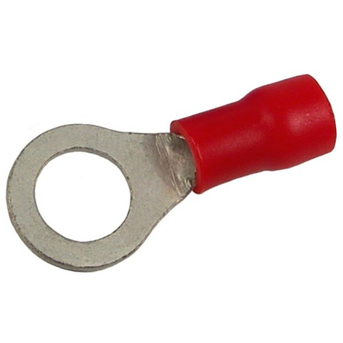 Pico 1709A  22-16 AWG(Red)  Flared Vinyl Insulated Electrical Wiring 3/8" Ring Terminals 1000 Per Package Image 0