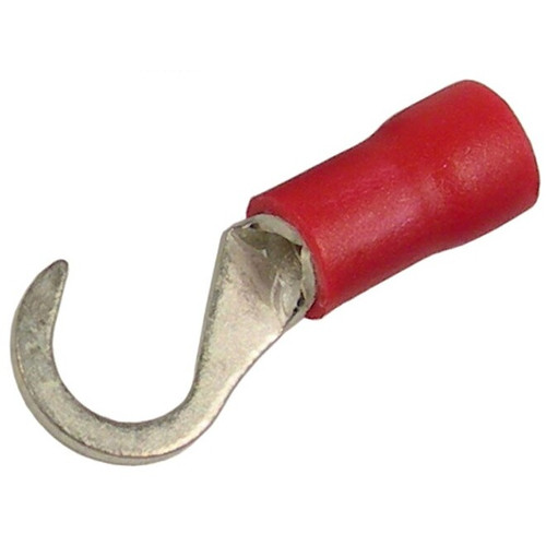 Pico 1743A  22-16 AWG(Red)  Flared Vinyl Insulated Electrical Wiring #6 Hook Terminals 1000 Per Package Image 0