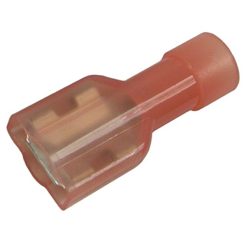 Pico 1765QT  22-16 AWG(Red)  Nylon Fully Insulated Electrical Wiring 0.250" Tab Female Quick Connect Receptacle Terminal 2 Per Package Image 0