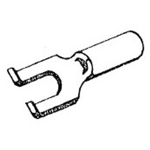 Pico 1834D  16-14 AWG(Blue)  Flared Vinyl Insulated Electrical Wiring #8 Flanged Spade Terminals 12 Per Package Image 1