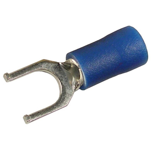 Pico 1835A  16-14 AWG(Blue)  Flared Vinyl Insulated Electrical Wiring #10 Flanged Spade Terminals 1000 Per Package Image 0