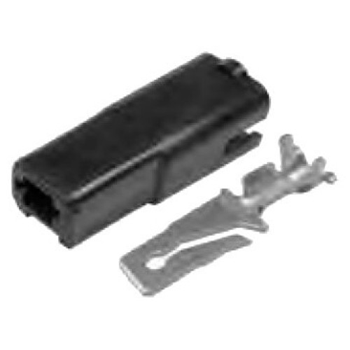 Pico 1862A  Black Plastic 0.250" Tab Quick Connect Body 100 Per Package Image 1