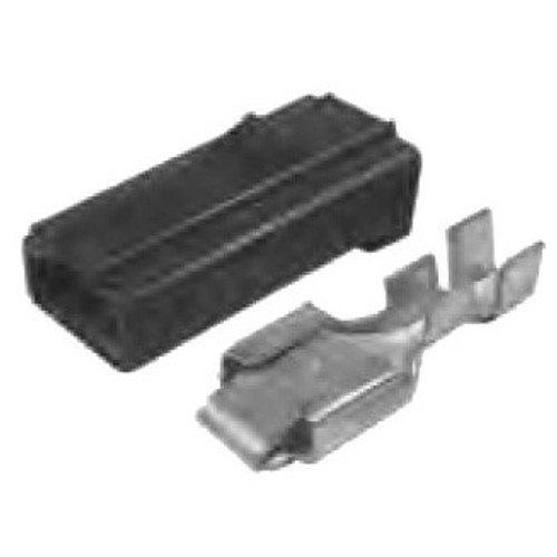 Pico 1863PT  Black Plastic 0.250" Tab Quick Connect Body 25 Per Package Image 1