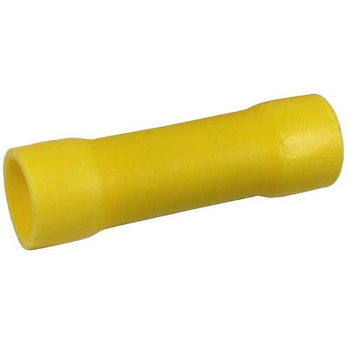 Pico 1900D  12-10 AWG(Yellow)  Flared Vinyl Insulated Electrical Wire Butt Connector 8 Per Package Image 0