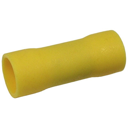 Pico 1901A  12-10 AWG(Yellow)  Flared Vinyl Insulated Electrical Wire Parallel Butt Connector 500 Per Package Image 0