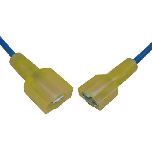 Pico 1986PT  12-10 AWG Electrical Wiring 0.250" Tab Nylon Fully Insulated Quick Connect Set 15 Sets Per Package Image 0