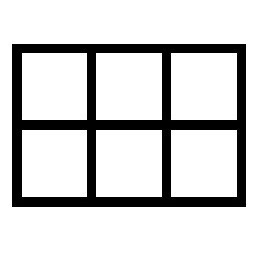Pico 0001A  6-1/2" x 3-1/2" x 1-1/2" Empty 6 Compartment Flex Plastic Kit Box Image 1