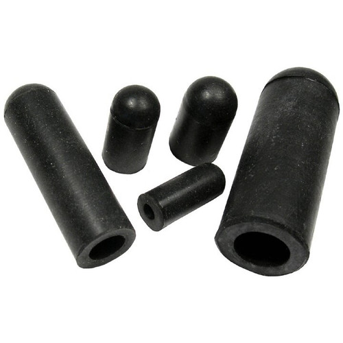 Pico 0002-HC  53 Piece Hypalon Carburetor Cap or Vacuum Cap Assortment Kit 5 Sizes from 1/8" to 3/8" ID in Plastic Kit Box Image 1