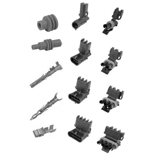 Pico 0003-OG2  101 Piece Electrical Connector Assortment Kit in Plastic Kit Box  Compatible with GM Weatherpack Image 1